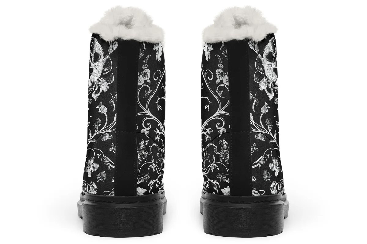 Black Baroque Winter Boots - Image 4