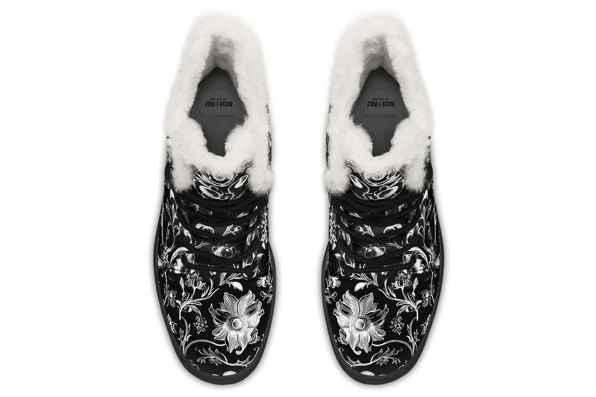 Black Baroque Winter Boots - Image 7