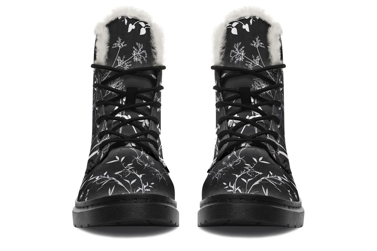 Black Delicate Winter Boots - Image 3