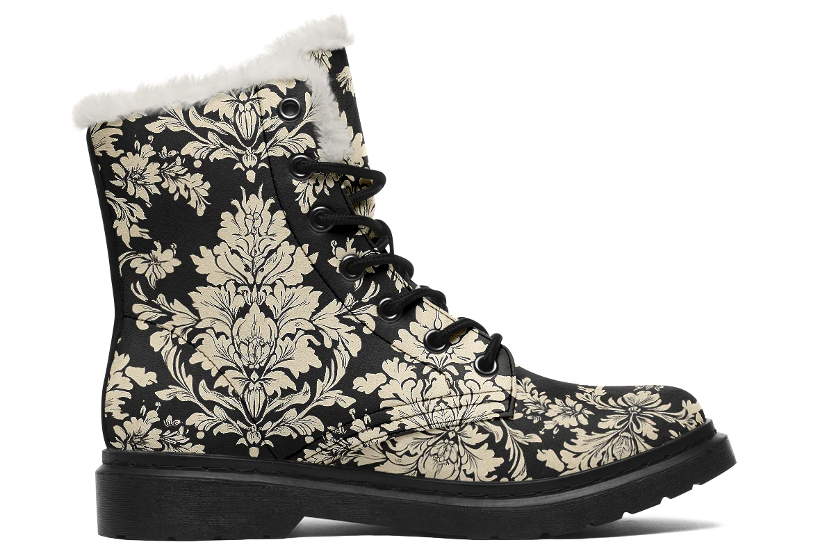 Black Faded Regal Winter Boots - Image 2
