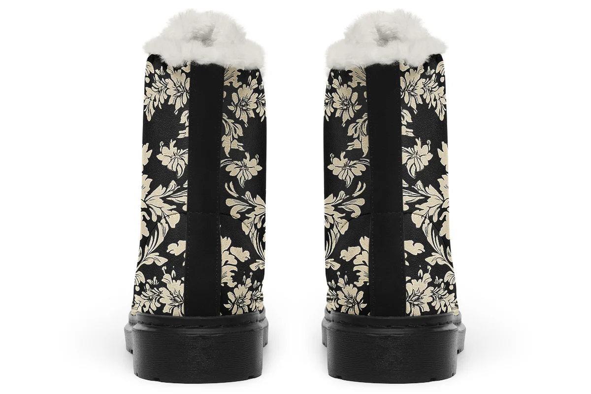 Black Faded Regal Winter Boots - Image 4