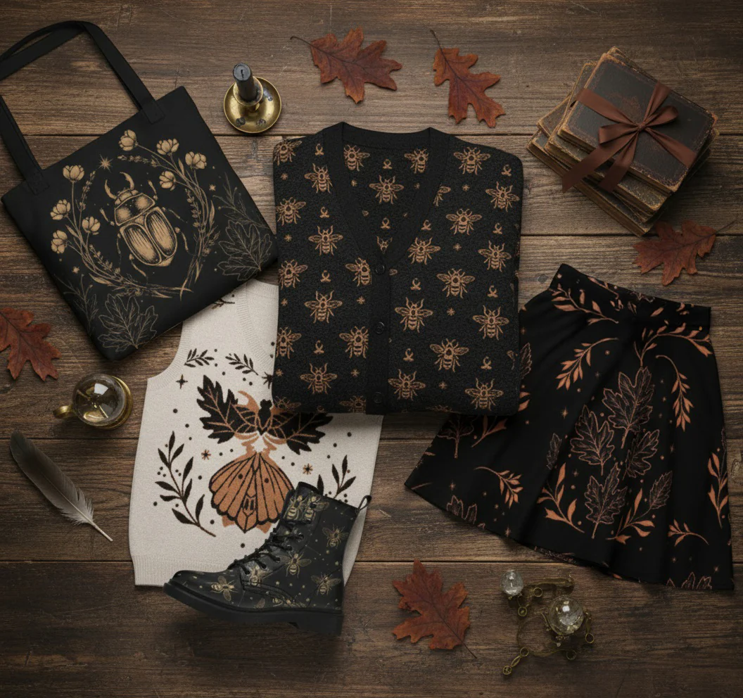 Black House Scarab Tote Bag - Image 5