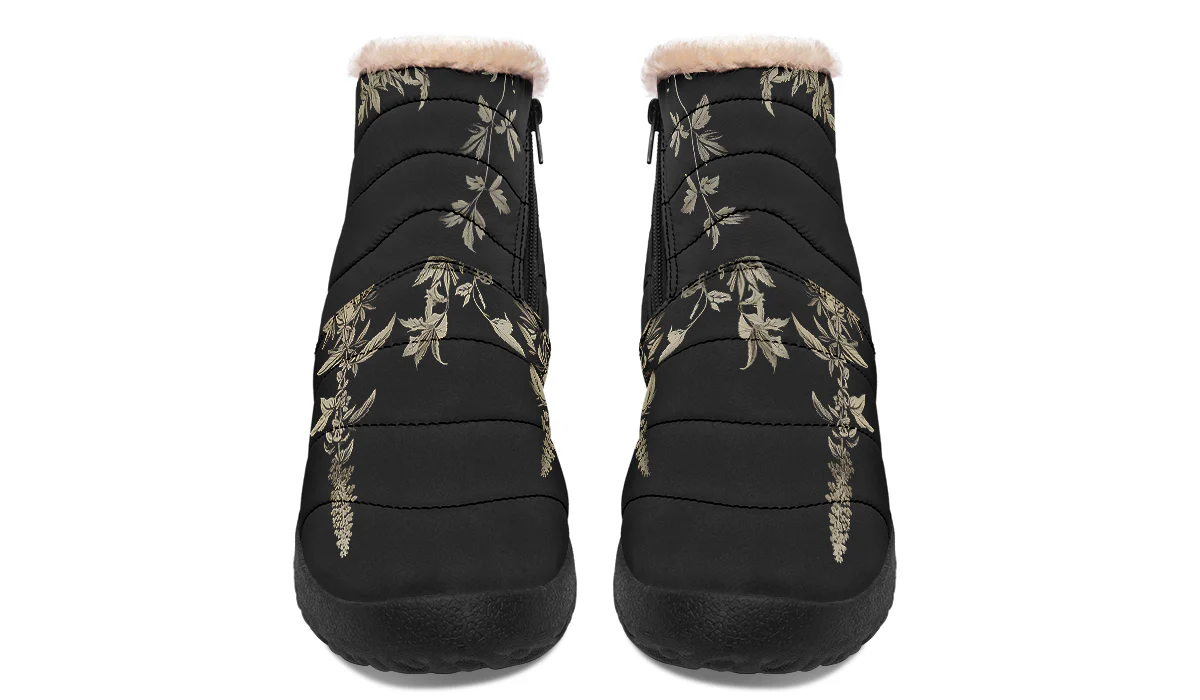 Black Night Ivy Comfy Winter Boots - Image 4