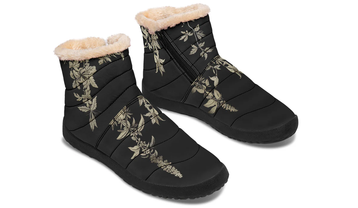 Black Night Ivy Comfy Winter Boots - Image 8