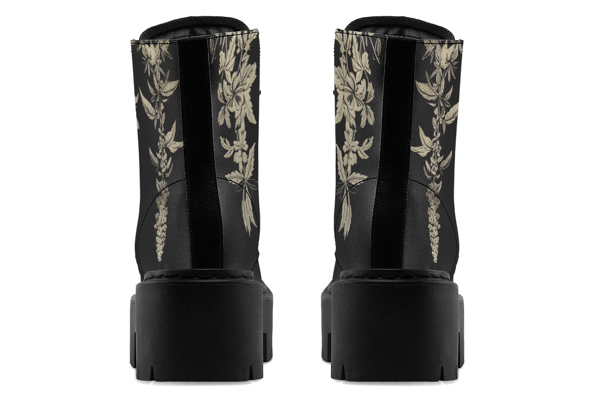 Black Night Ivy Platform Boots - Image 6