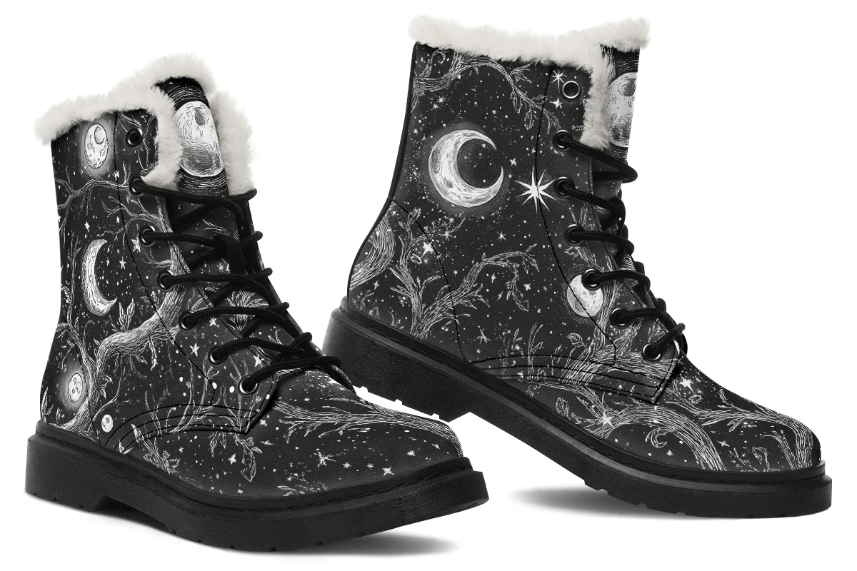 Black Waning Tree Winter Boots - Image 5