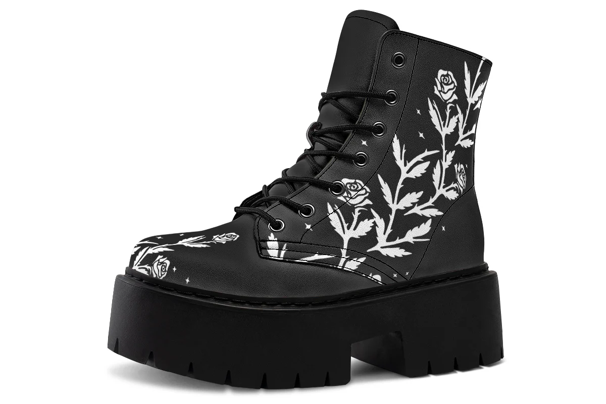 Black Widow Platform Boots - Image 2