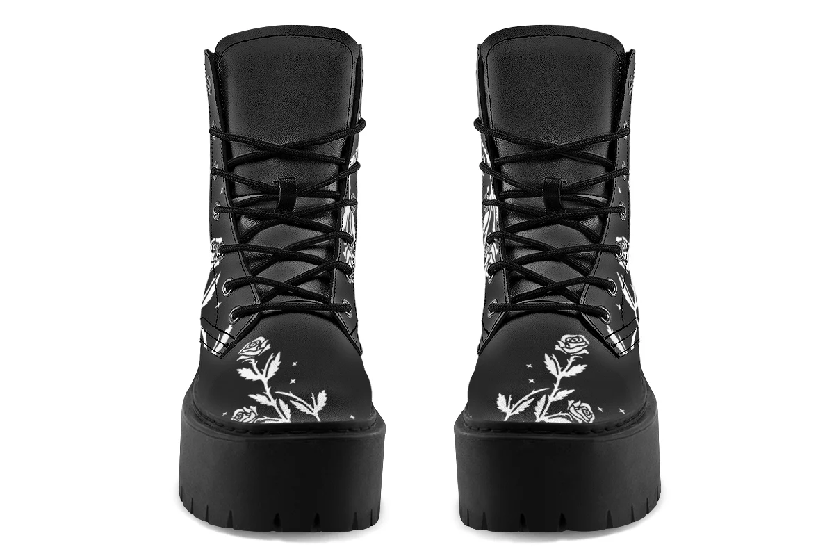 Black Widow Platform Boots - Image 7