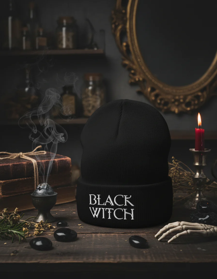 Black Witch Beanie - Image 3