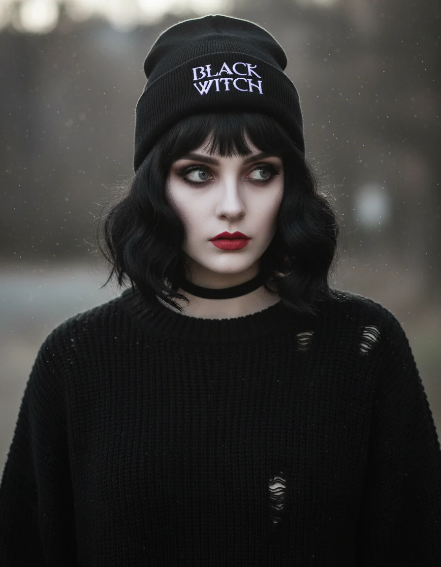 Black Witch Beanie - Image 4