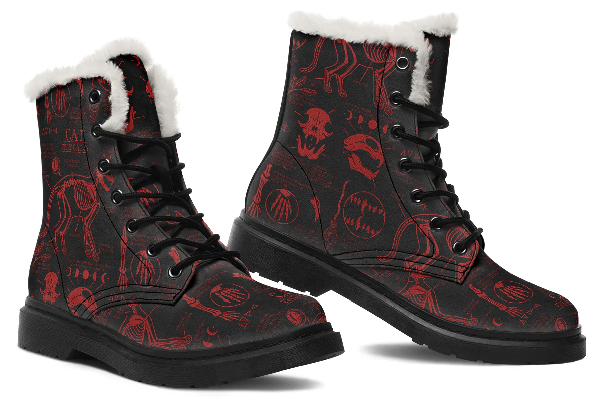Blood Cat Study Winter Boots - Image 5