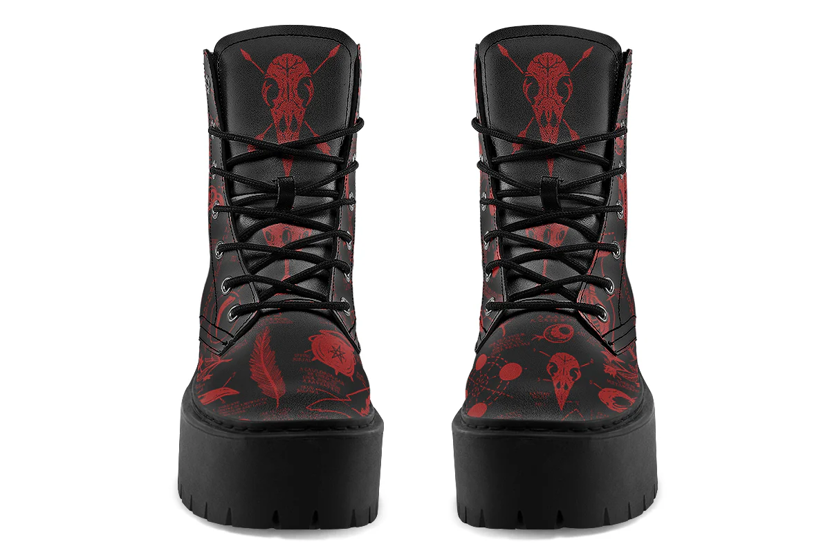 Blood Raven Study Platform Boots - Image 7