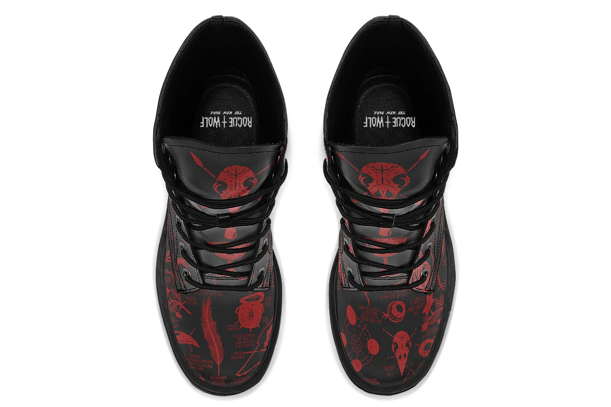 Blood Raven Study Platform Boots - Image 8