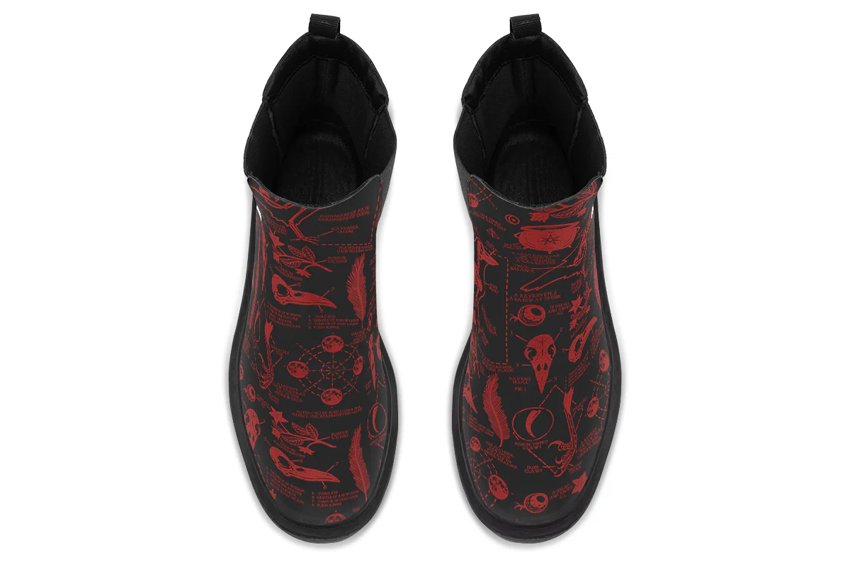 Blood Raven Study Platform Chelsea Boots - Image 8