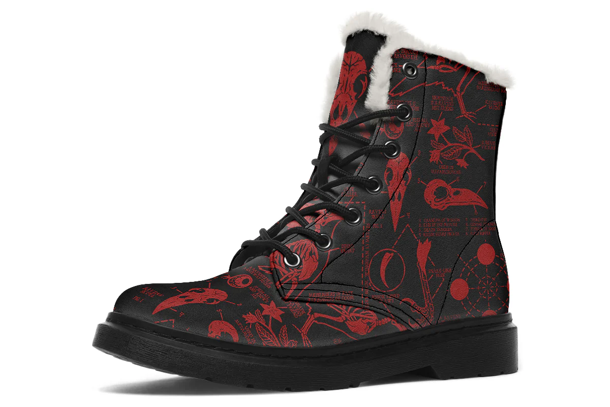 Blood Raven Study Winter Boots