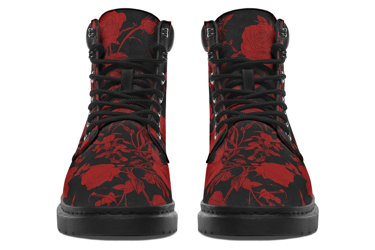 Blood Rose Romance Classic Boots - Image 4