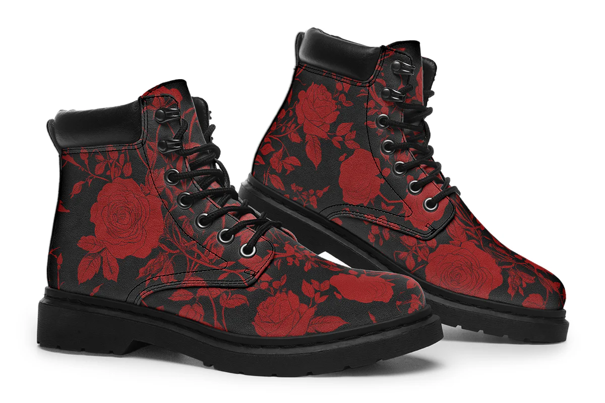 Blood Rose Romance Classic Boots - Image 7