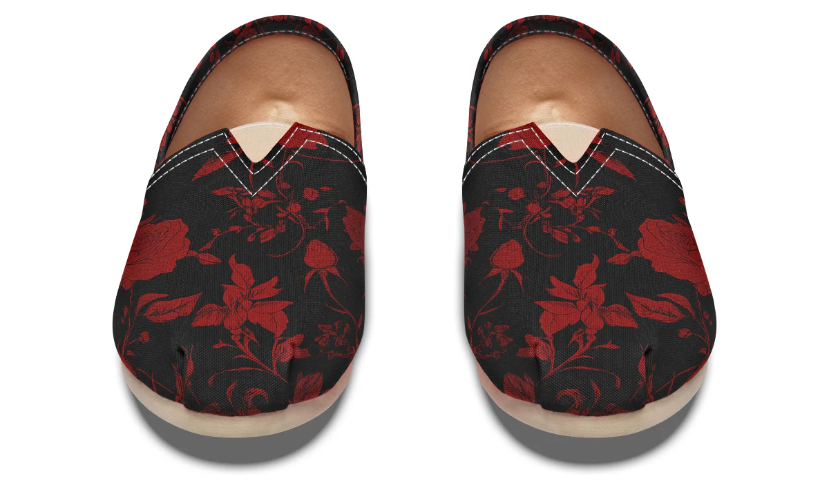 Blood Rose Romance Espadrilles - Image 4