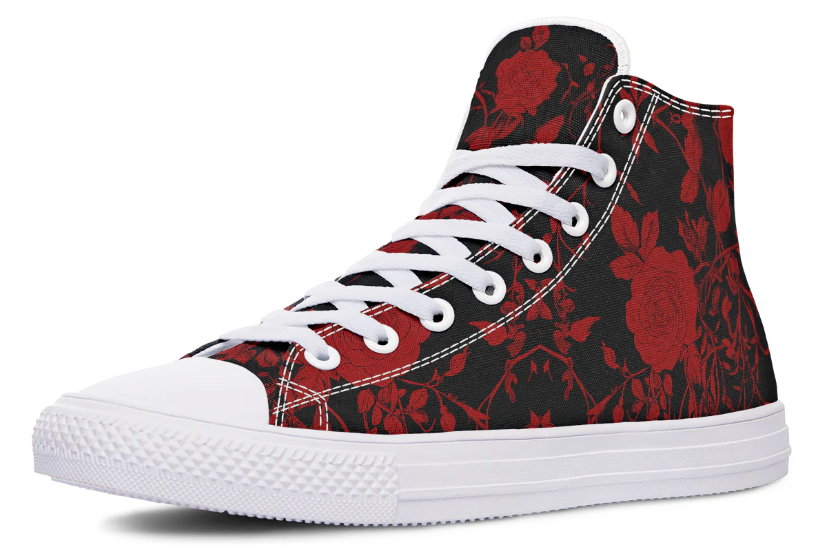 Blood Rose Romance High Tops - Image 10