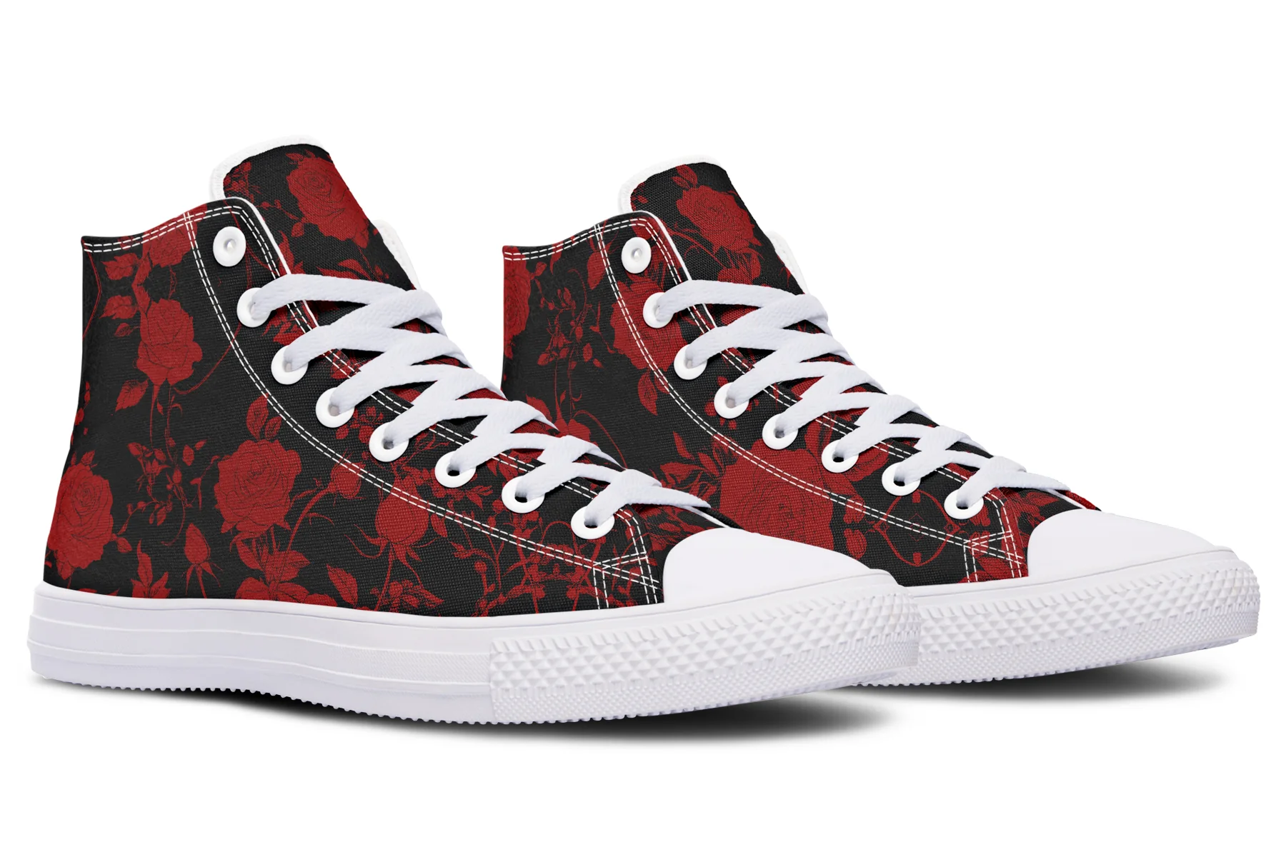 Blood Rose Romance High Tops - Image 12
