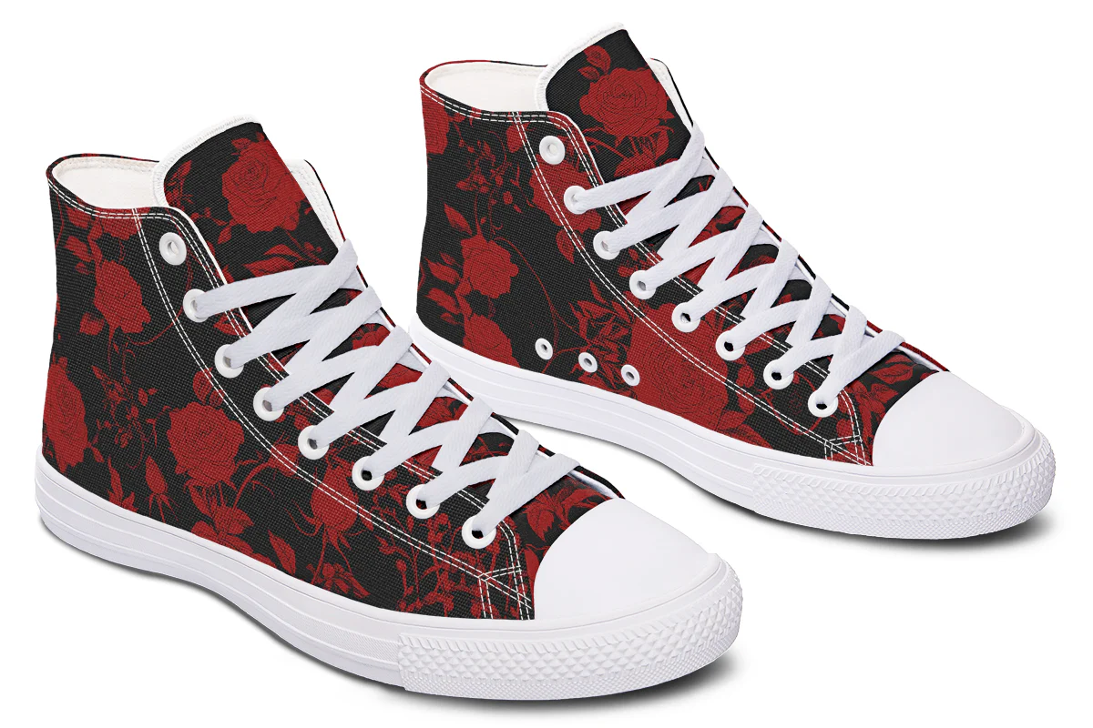 Blood Rose Romance High Tops - Image 13