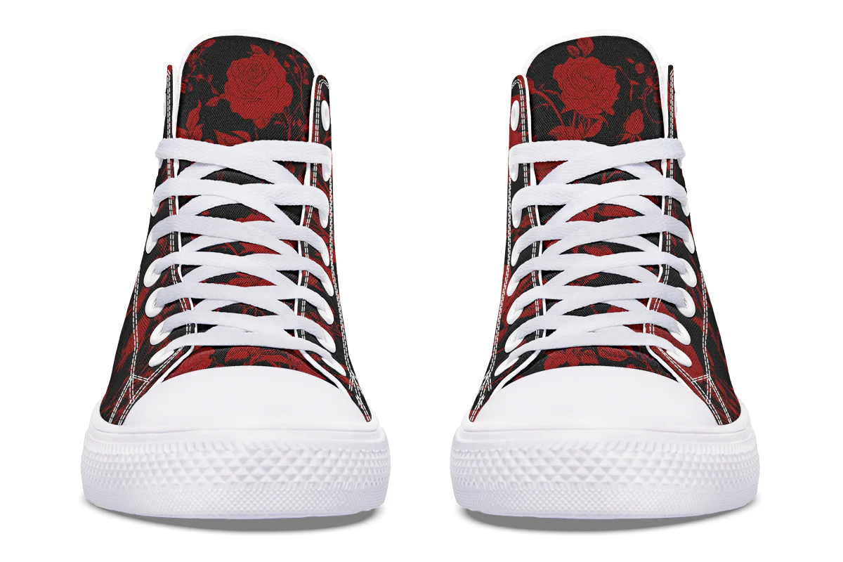 Blood Rose Romance High Tops - Image 14