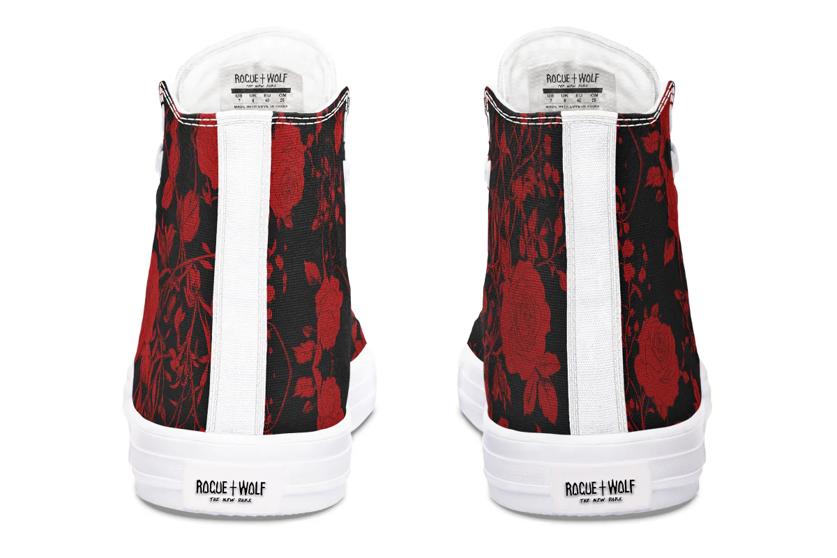 Blood Rose Romance High Tops - Image 16