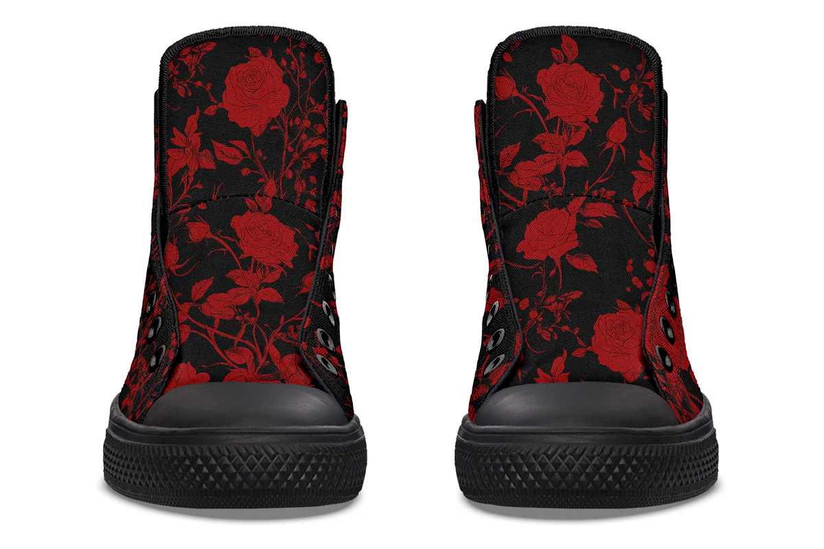 Blood Rose Romance High Tops - Image 7