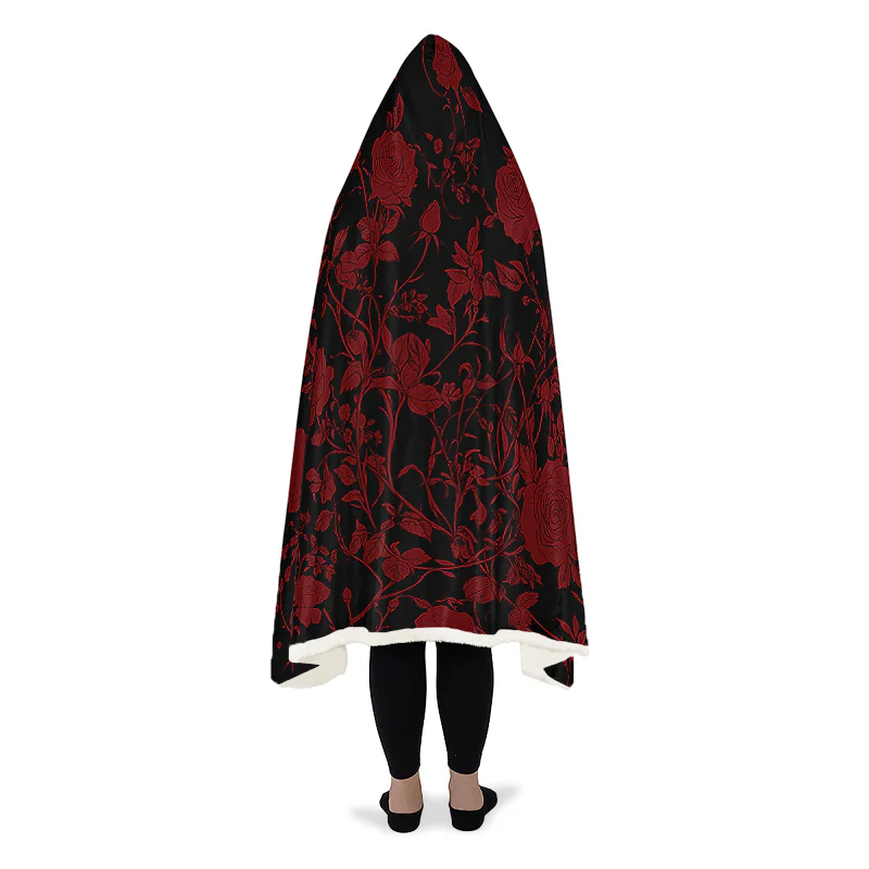 Blood Rose Romance Hooded Blanket - Image 10