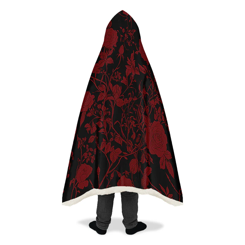 Blood Rose Romance Hooded Blanket - Image 14