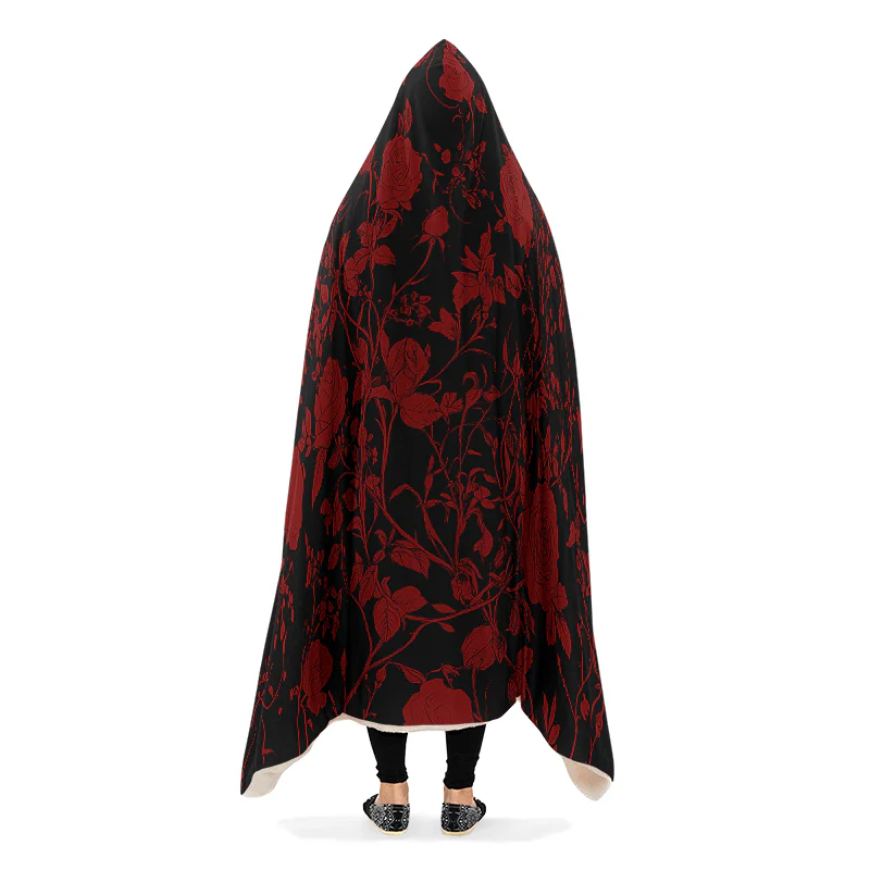 Blood Rose Romance Hooded Blanket - Image 5