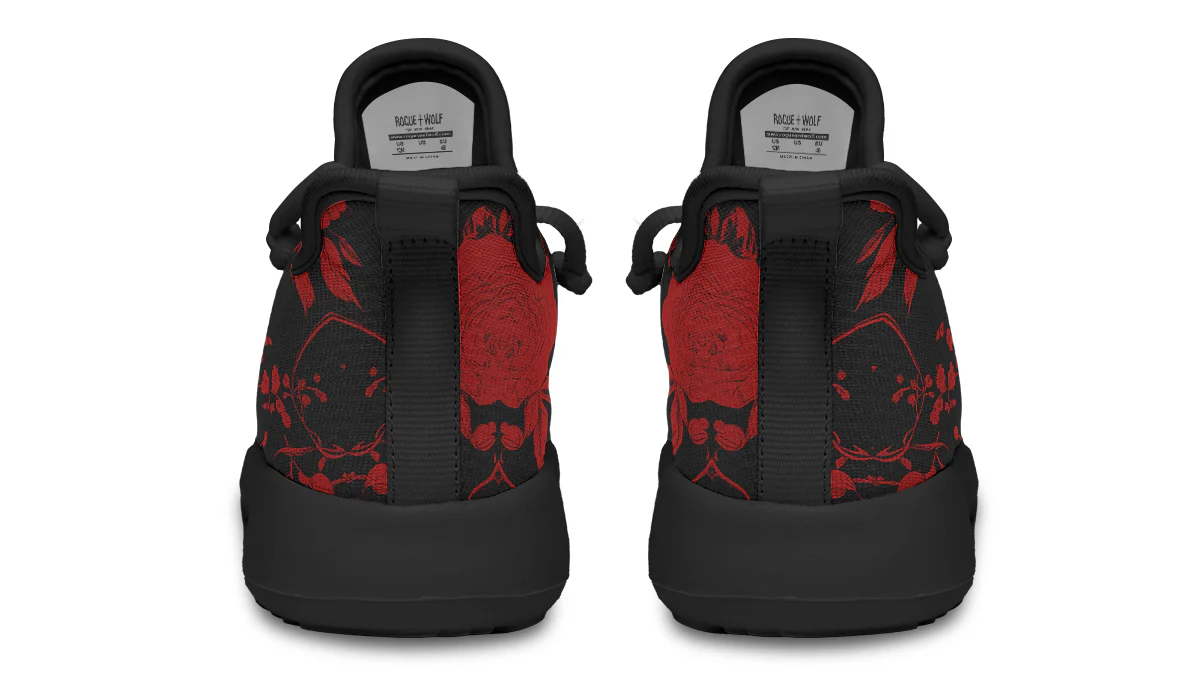 Blood Rose Romance Kids Sneakers - Image 10