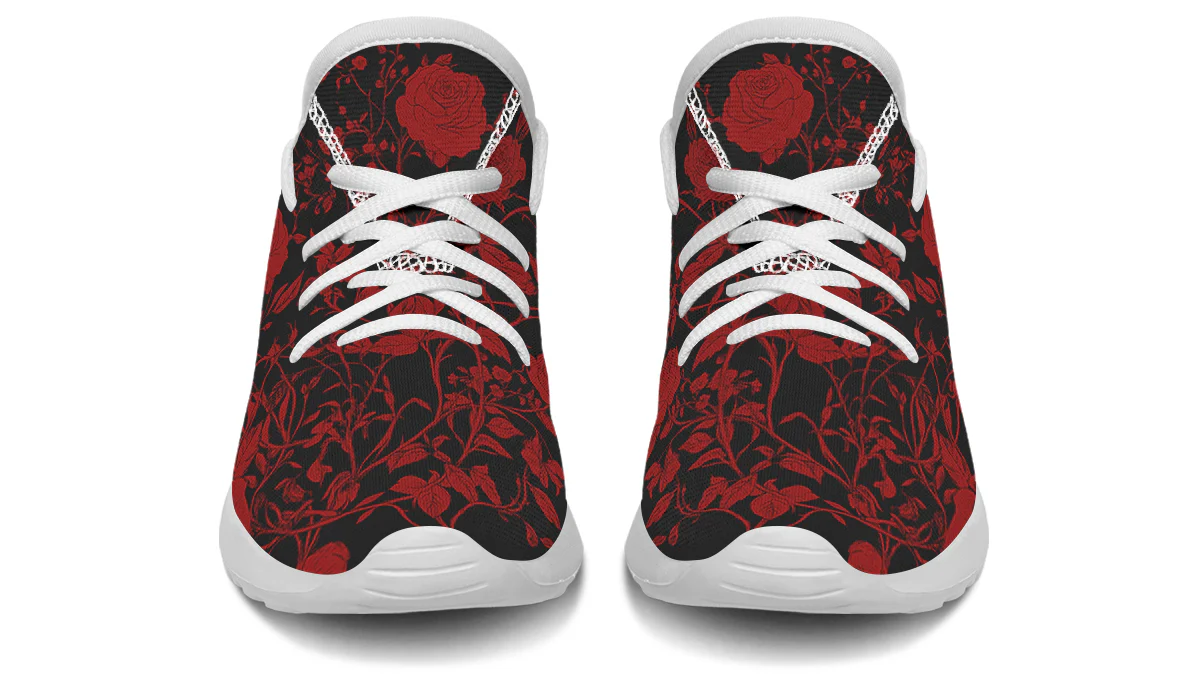 Blood Rose Romance Kids Sneakers - Image 18