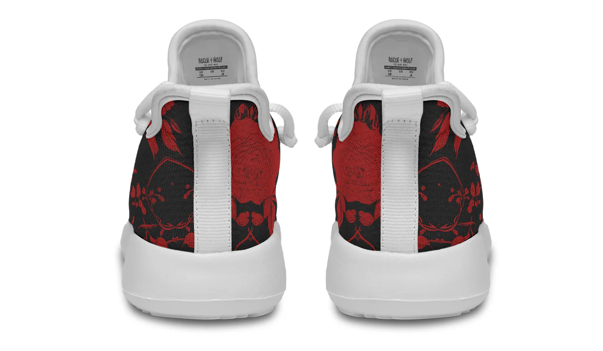 Blood Rose Romance Kids Sneakers - Image 20
