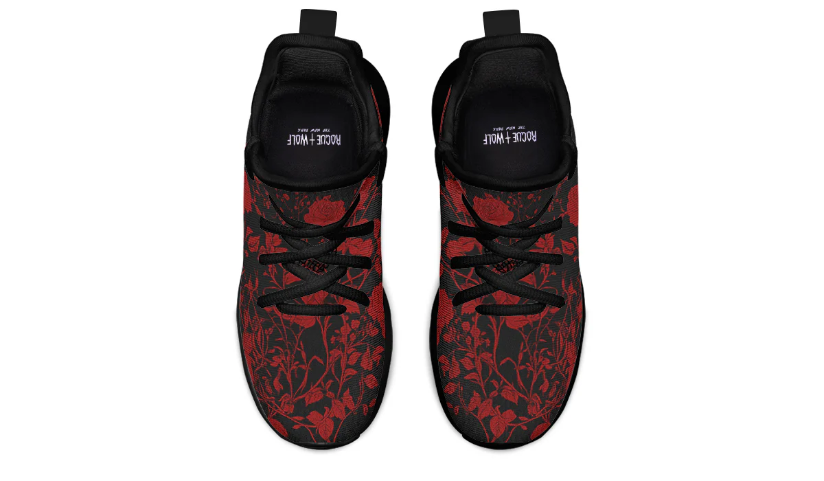 Blood Rose Romance Kids Sneakers - Image 5