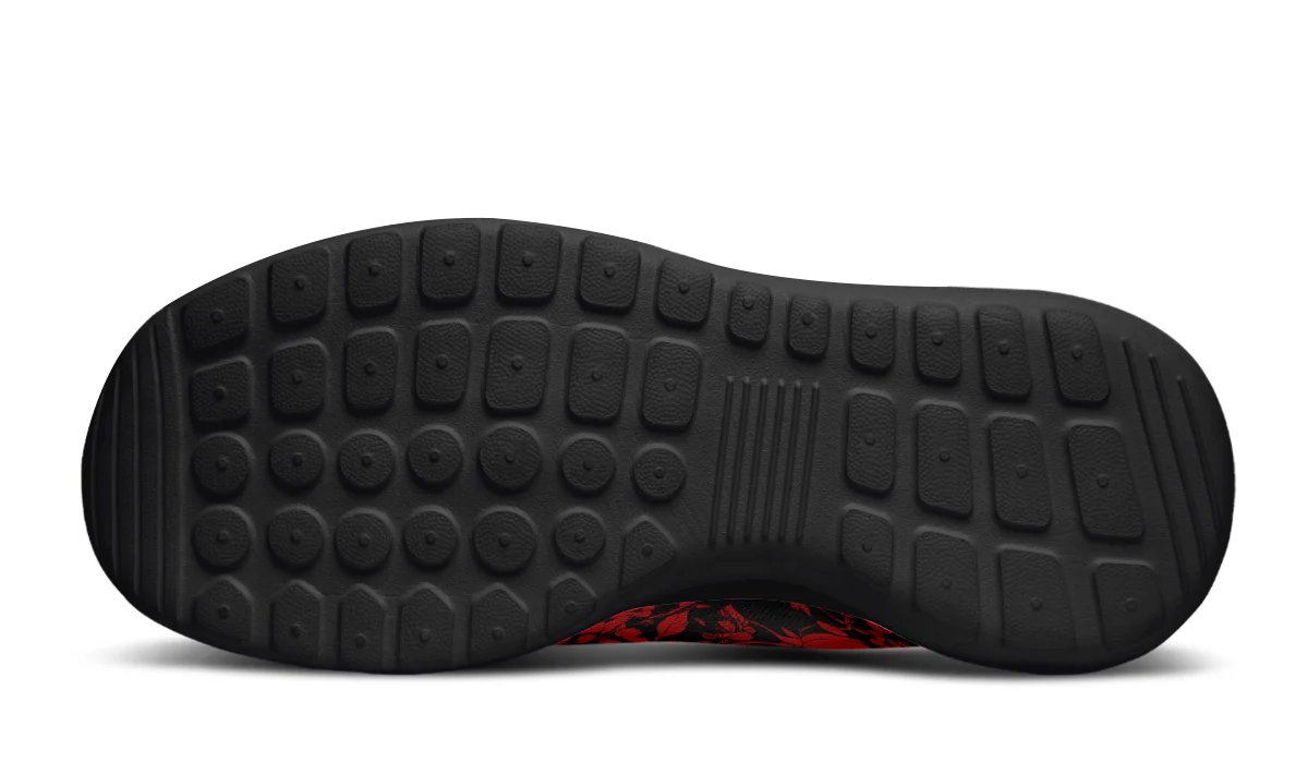 Blood Rose Romance Kids Sneakers - Image 7