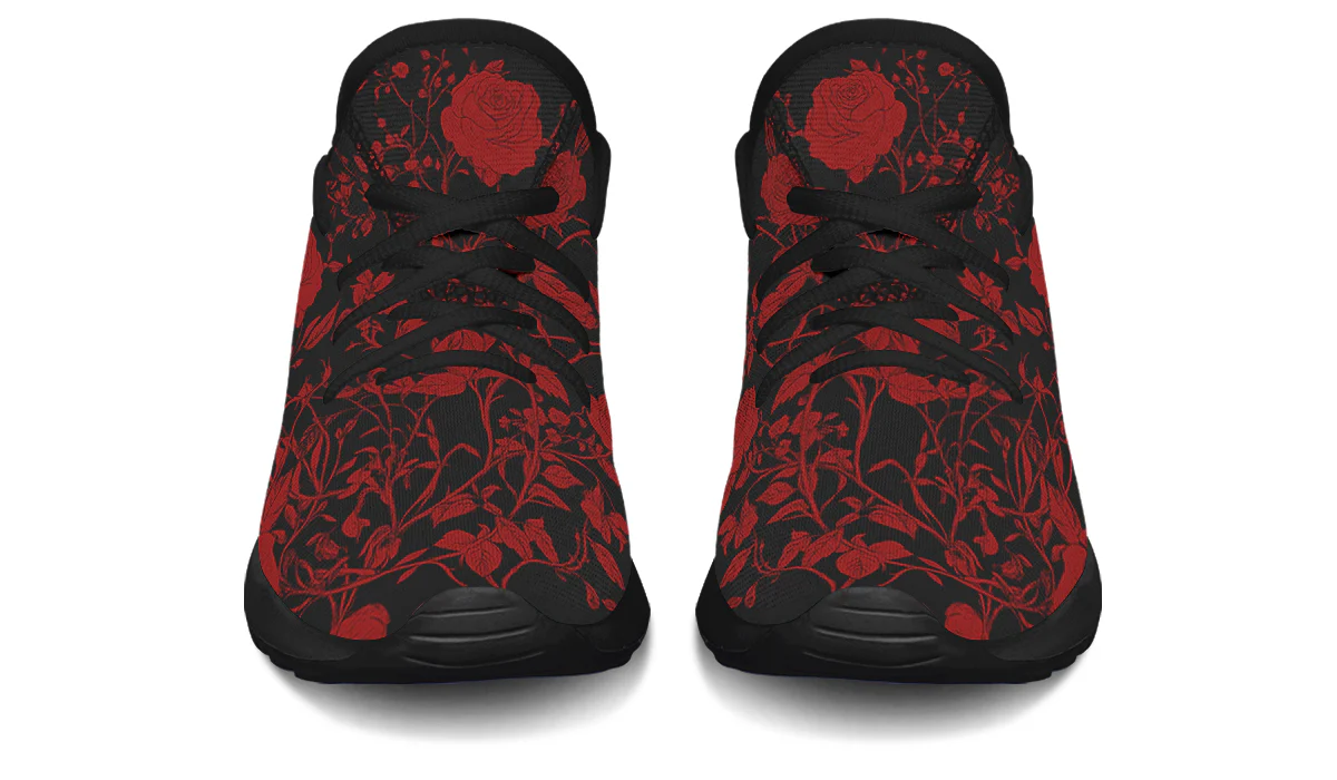 Blood Rose Romance Kids Sneakers - Image 8