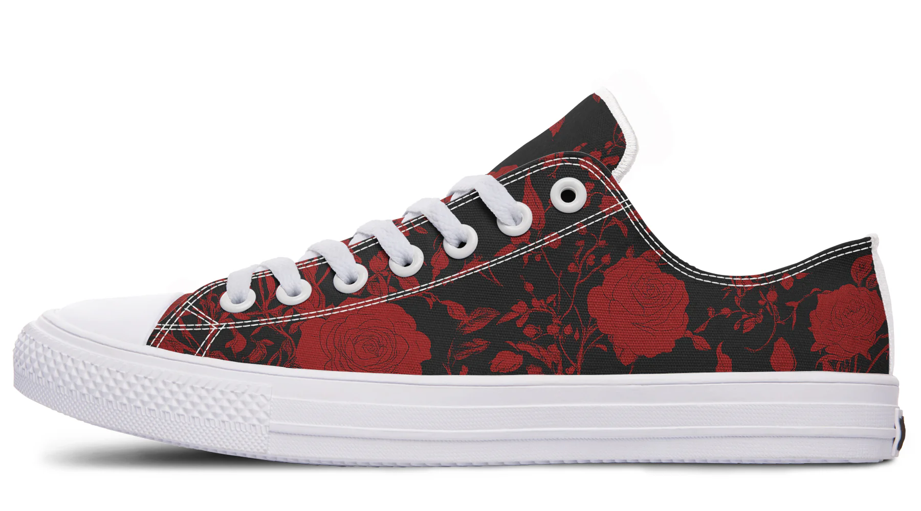 Blood Rose Romance Low Tops - Image 10