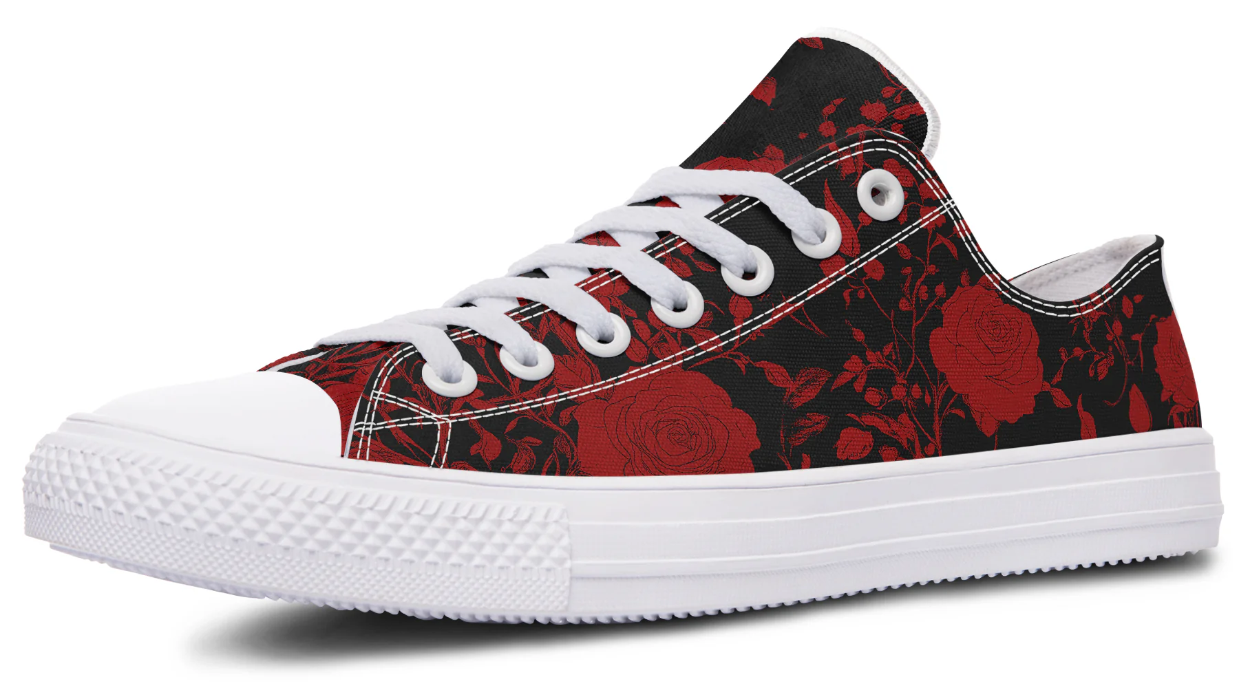 Blood Rose Romance Low Tops - Image 11