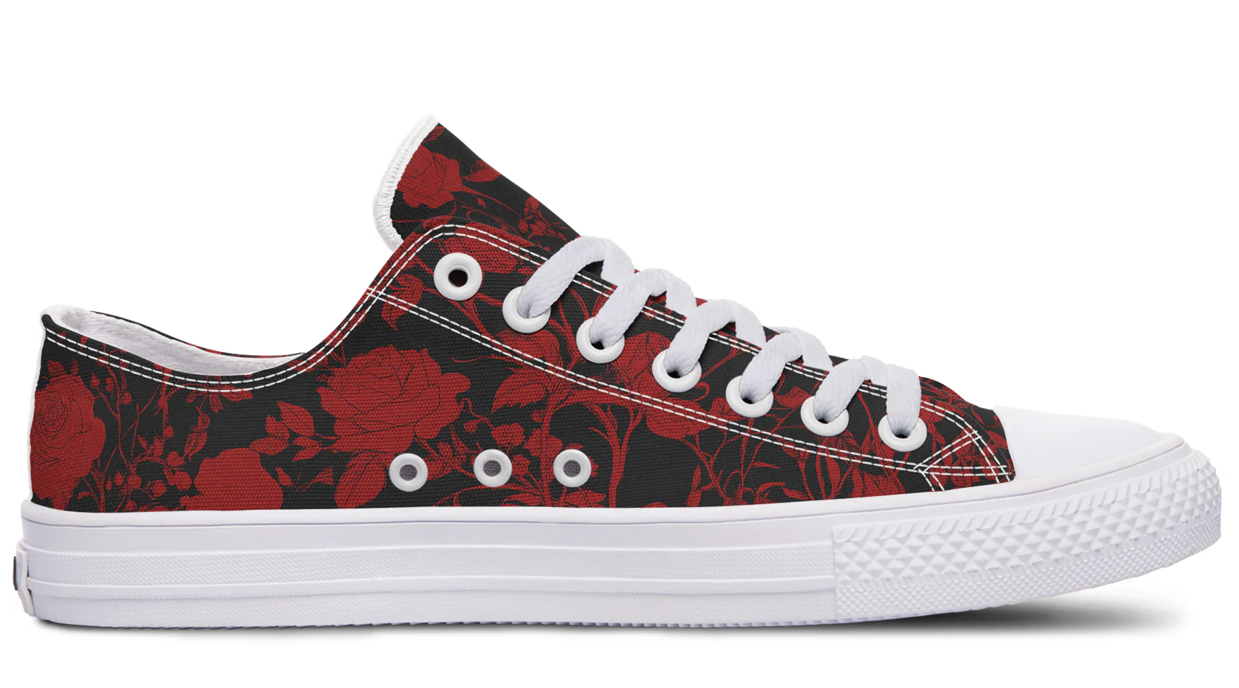 Blood Rose Romance Low Tops - Image 12