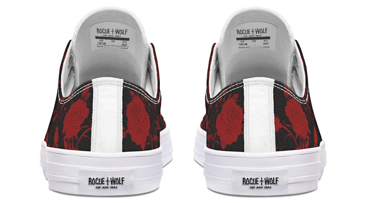 Blood Rose Romance Low Tops - Image 17