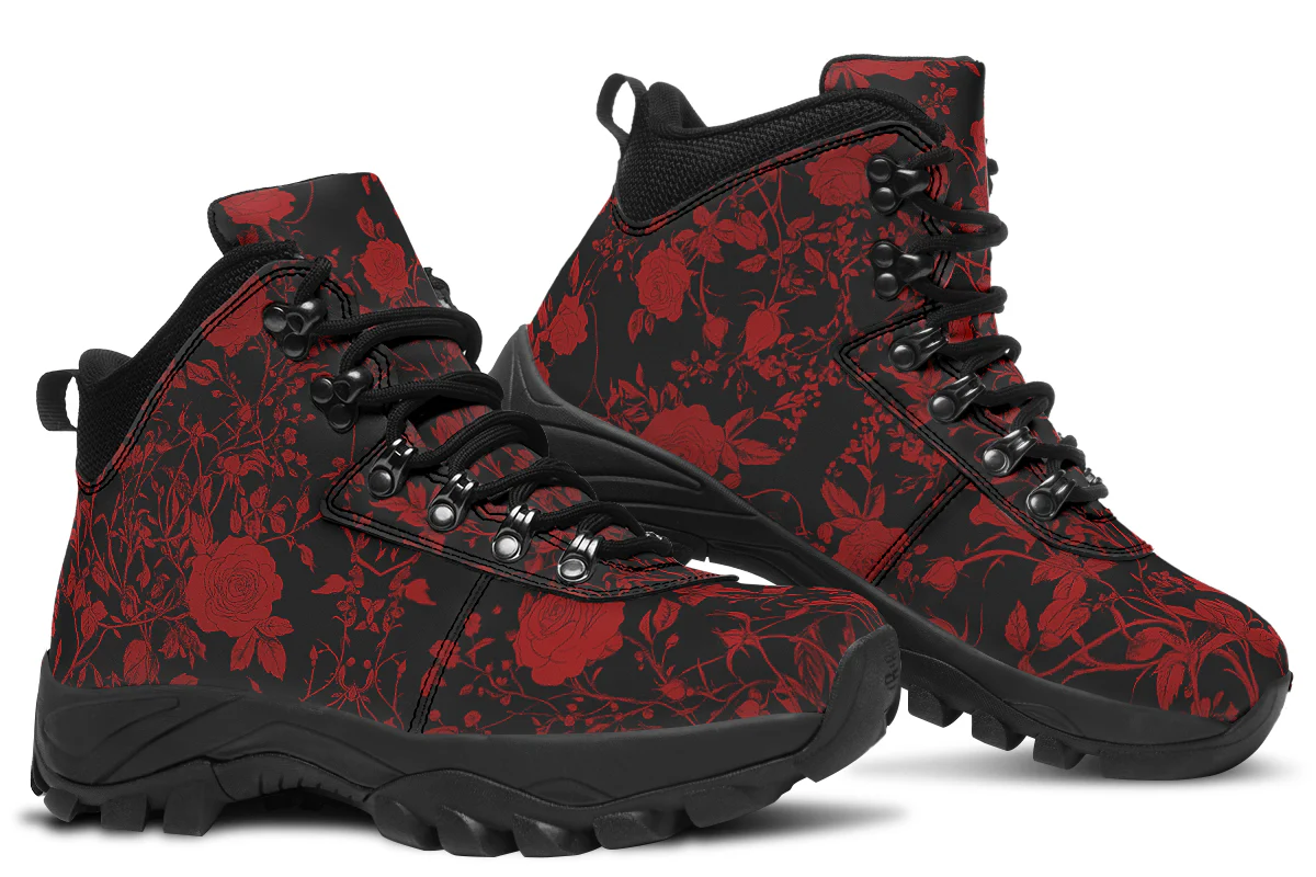 Blood Rose Romance Outdoor Boots - Image 7
