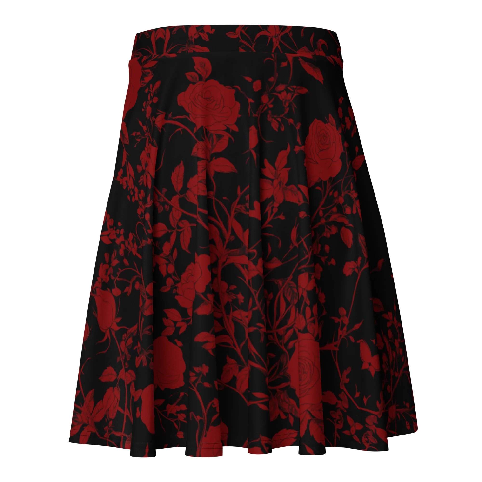 Blood Rose Romance Skater Skirt - Image 3