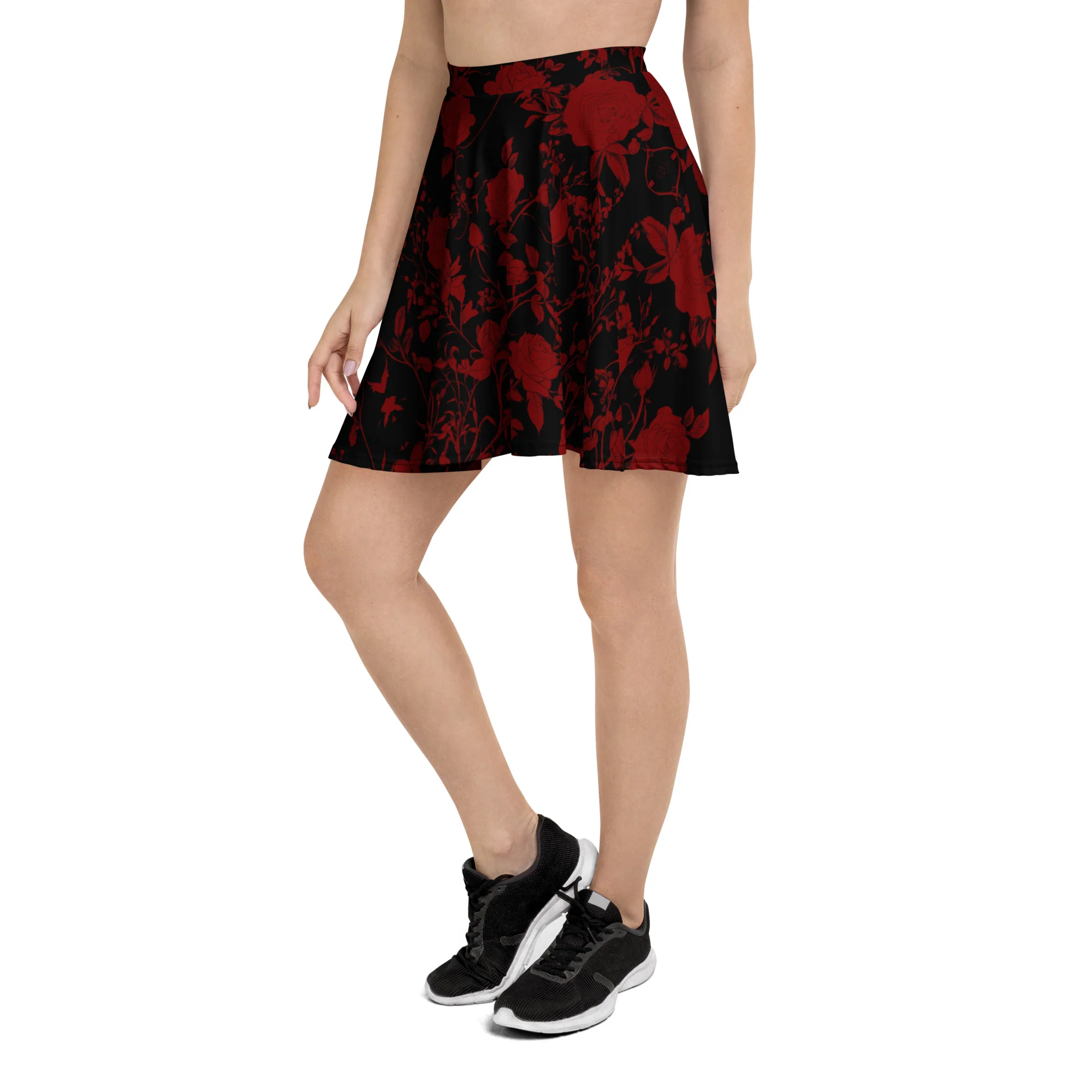 Blood Rose Romance Skater Skirt - Image 7