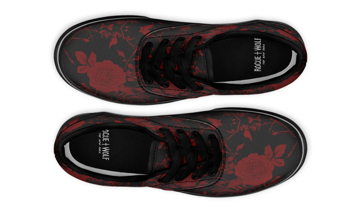 Blood Rose Romance Street Sneakers - Image 4
