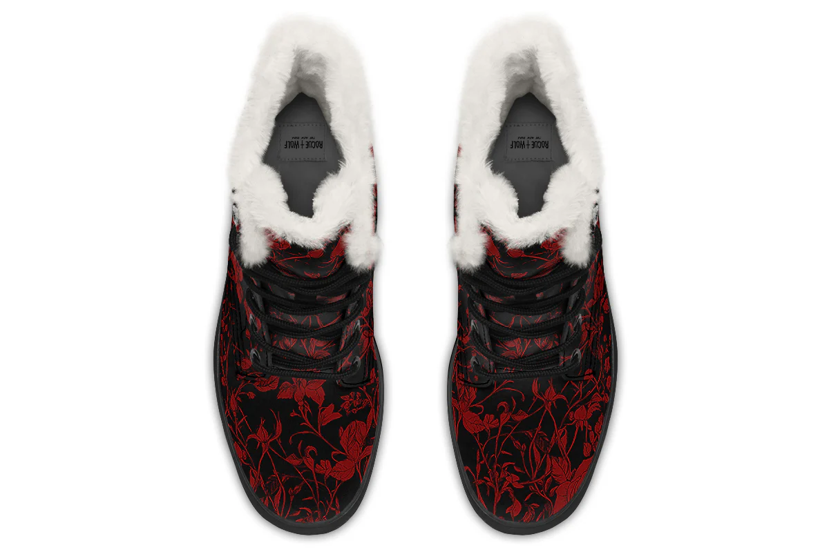 Blood Rose Romance Winter Boots - Image 7