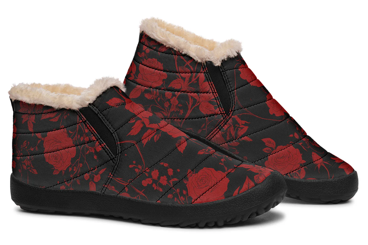 Blood Rose Romance Winter Sneakers - Image 6