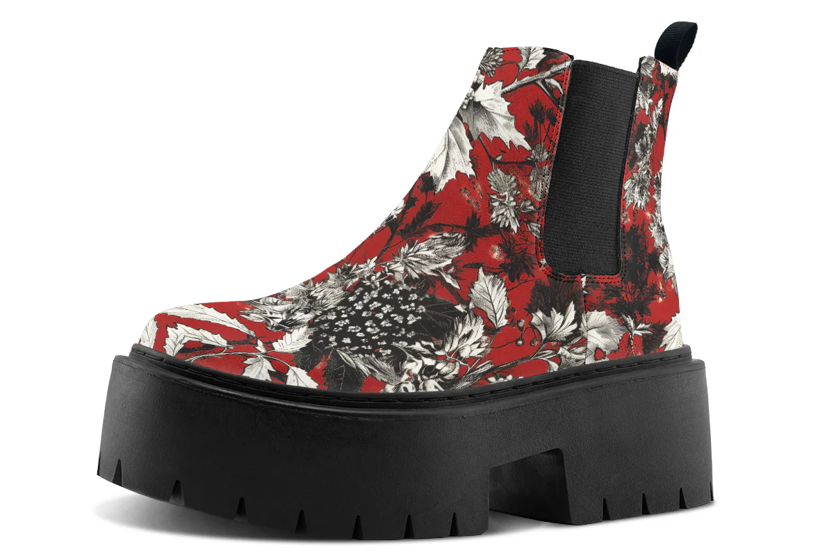 Bloodflower Platform Chelsea Boots - Image 2