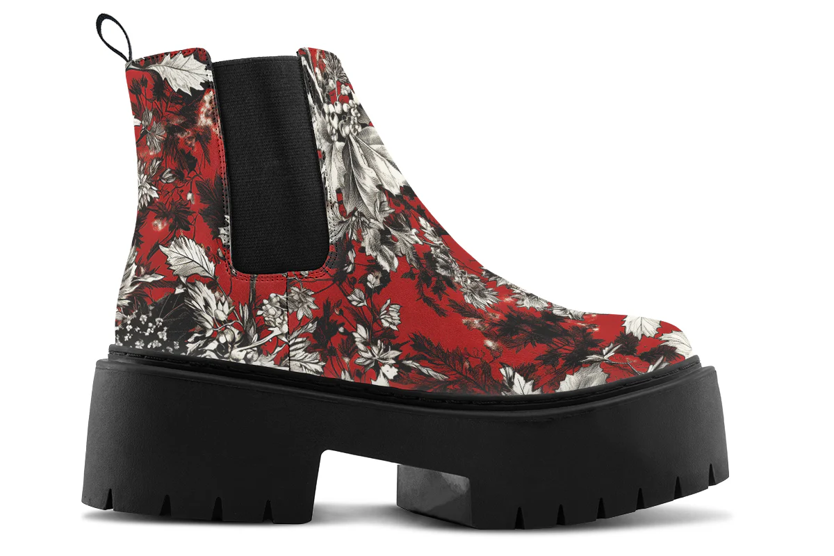 Bloodflower Platform Chelsea Boots - Image 3