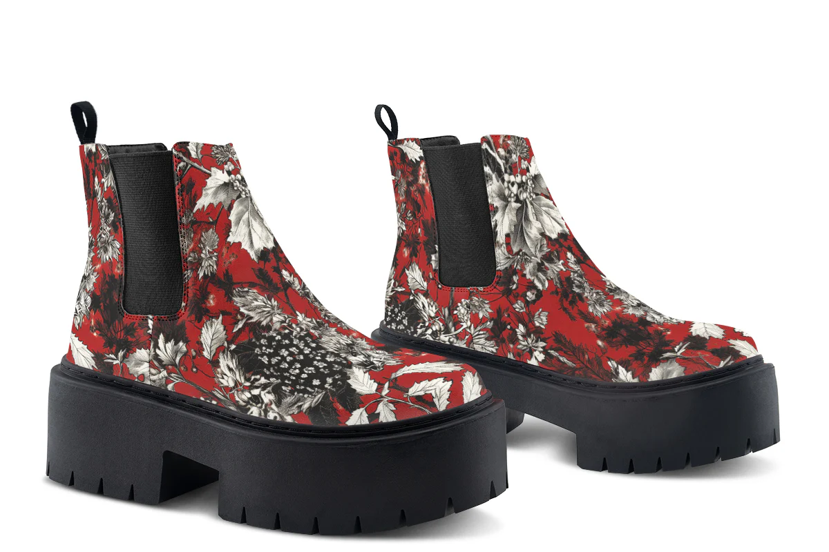 Bloodflower Platform Chelsea Boots - Image 5